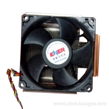 Aluminum Heat-sink with 40*40mm Fan Size and Two Ball Bearing, Made of Al 6063 T5 Material